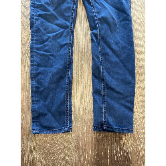 Seven7 Legging Jeans Mid Rise Denim Stretch Cotton Blend Dark Wash Blue Size 4P - Picture 2 of 11